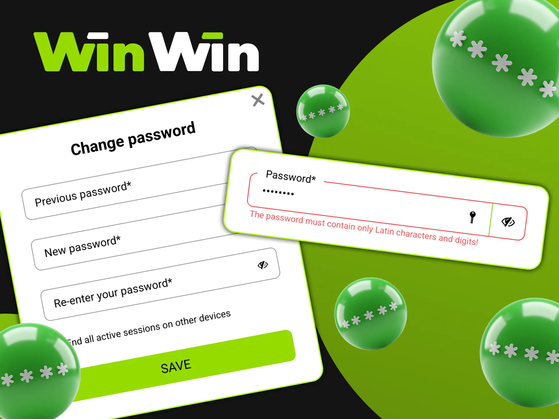 নিরাপদে উইনউইন গেম উপভোগ করার সময় সুরক্ষিত থাকুন।