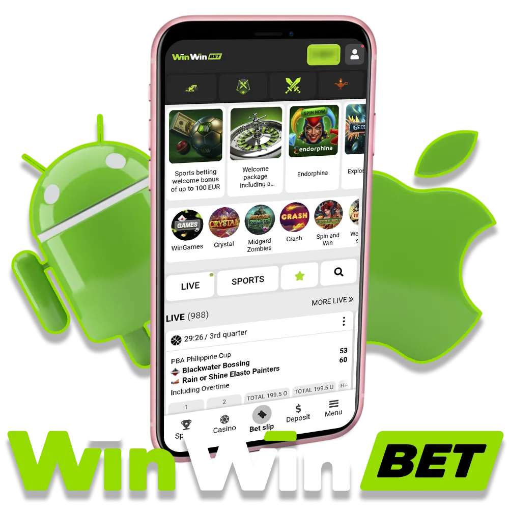 How to download the WinWIn mobile application.